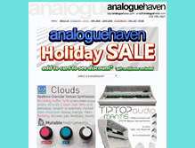 Tablet Screenshot of analoguehaven.com